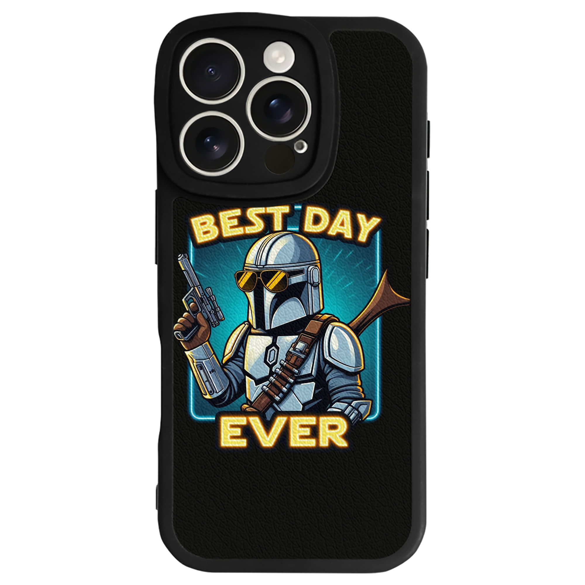 （画像用） スター・ウォーズ Star Wars 【iPhone 16シリーズ対応】シリコンスマホケース（レザー調） 材質：シリコン